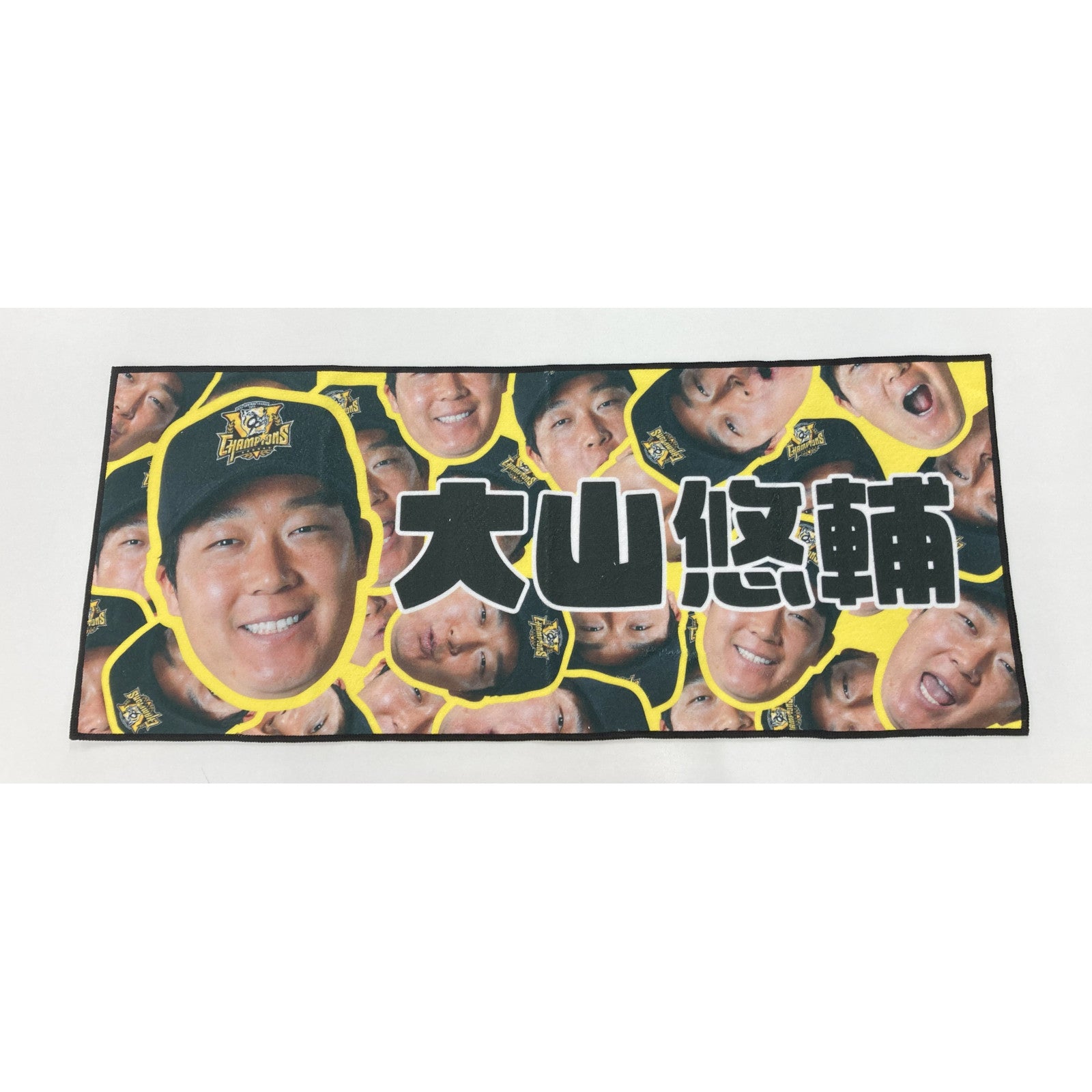 森下翔太2025JERAセ・リーグ優勝記念シークレット顔柄フェイスタオルTシャツ 球場EC】☆2025JERAセ・リーグ優勝記念シークレット顔柄フェイス