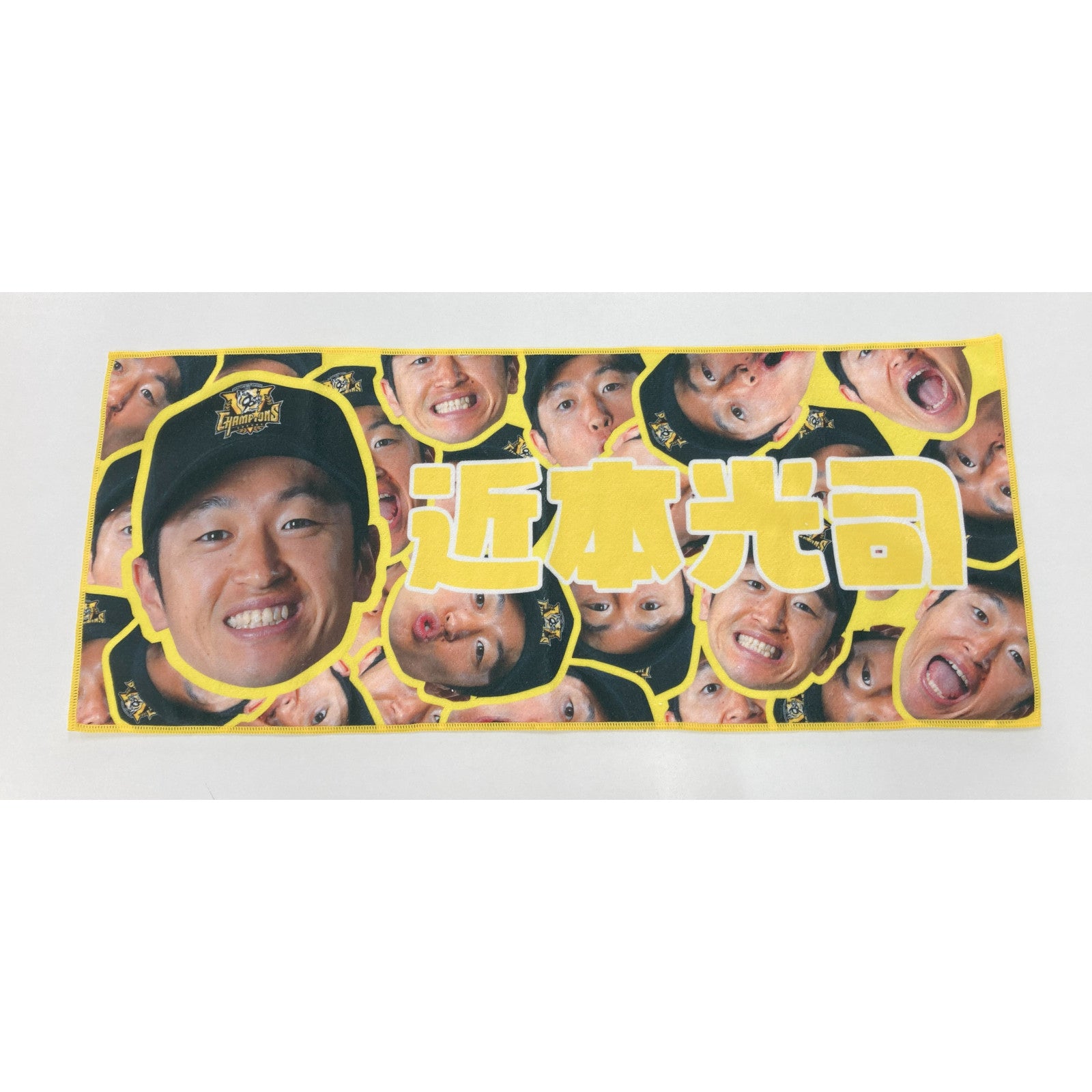 森下翔太2025JERAセ・リーグ優勝記念シークレット顔柄フェイスタオルTシャツ 球場EC】☆2025JERAセ・リーグ優勝記念シークレット顔柄フェイスタオル