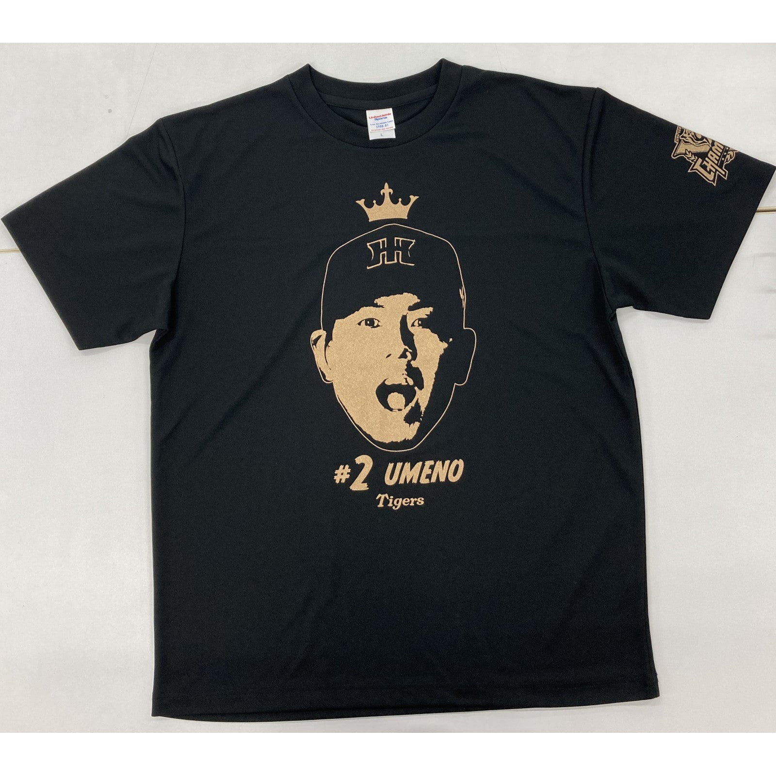 才木浩人　阪神タイガース　優勝記念シークレット選手顔イラストTシャツ優勝❷ 球場EC】☆2025JERAセ・リーグ優勝記念シークレット選手顔イラストT